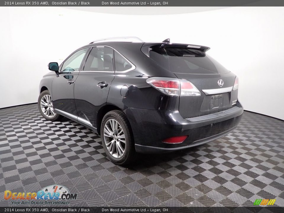 2014 Lexus RX 350 AWD Obsidian Black / Black Photo #8