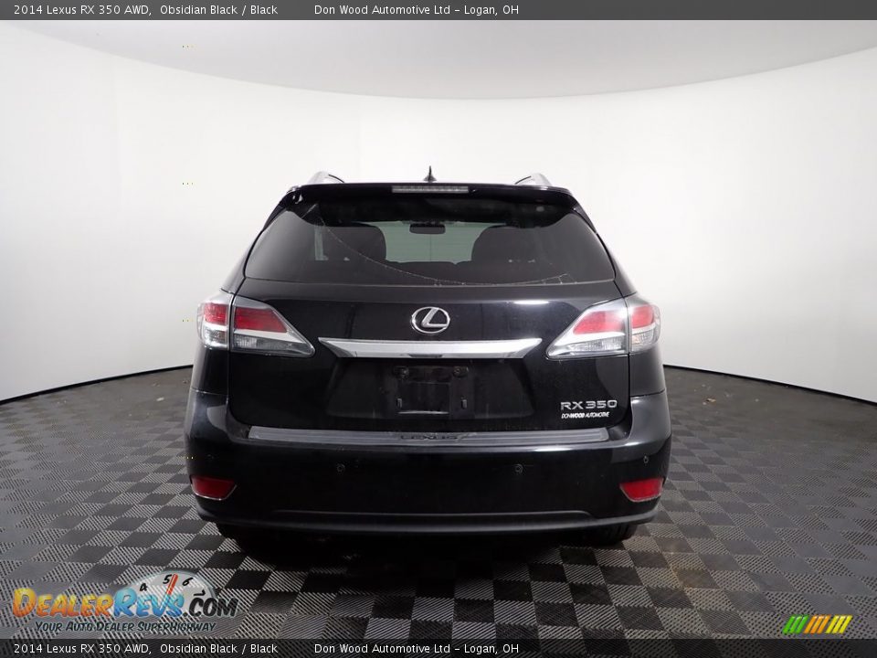 2014 Lexus RX 350 AWD Obsidian Black / Black Photo #9