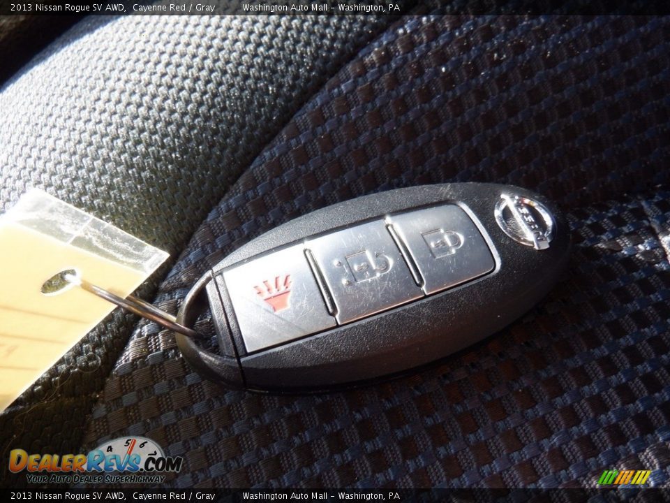 2013 Nissan Rogue SV AWD Cayenne Red / Gray Photo #25