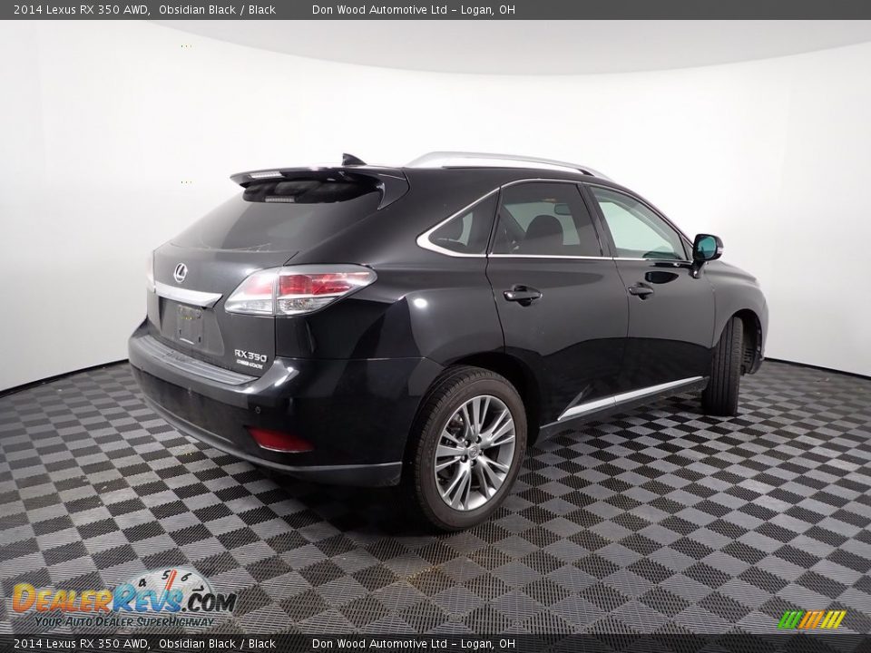 2014 Lexus RX 350 AWD Obsidian Black / Black Photo #12