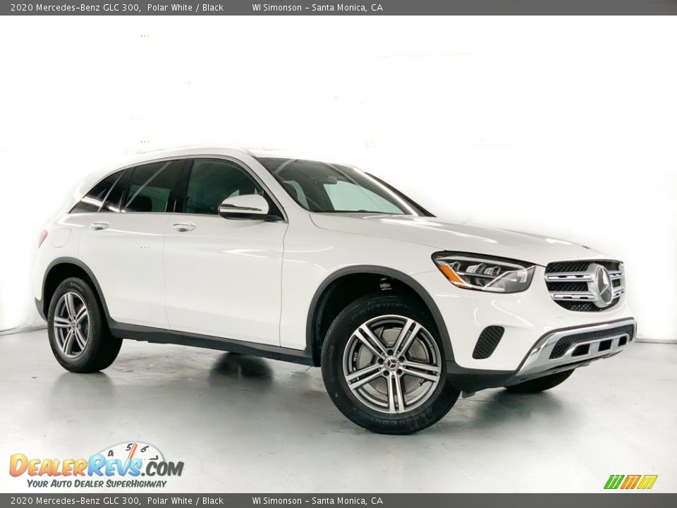 2020 Mercedes-Benz GLC 300 Polar White / Black Photo #2