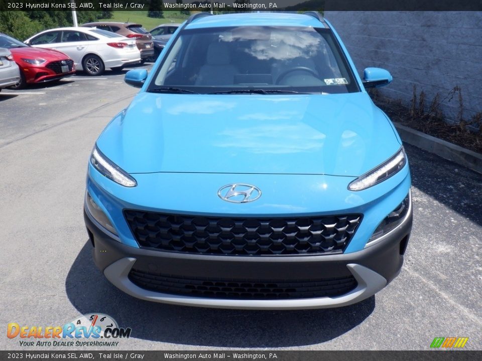 2023 Hyundai Kona SEL AWD Teal Isle / Gray Photo #4