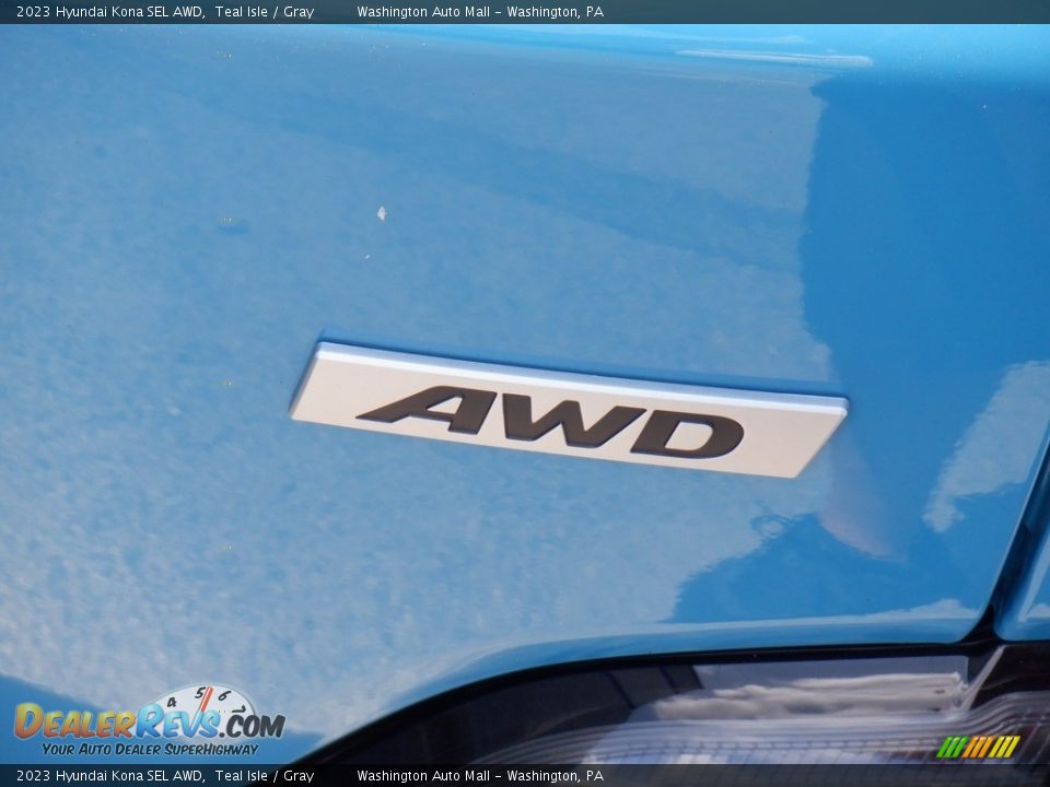 2023 Hyundai Kona SEL AWD Teal Isle / Gray Photo #10