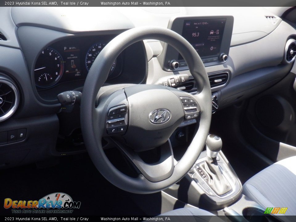 2023 Hyundai Kona SEL AWD Teal Isle / Gray Photo #11