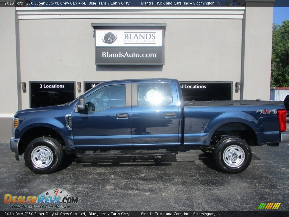 2019 Ford F250 Super Duty XL Crew Cab 4x4 Blue Jeans / Earth Gray Photo #1