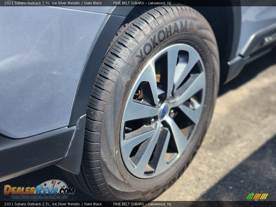2021 Subaru Outback 2.5i Ice Silver Metallic / Slate Black Photo #6