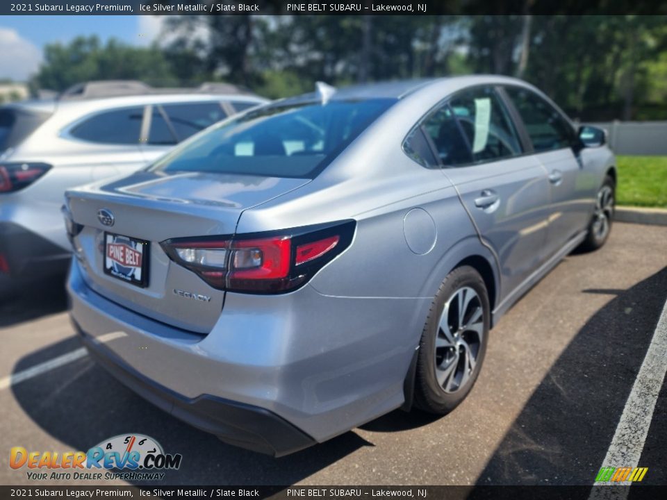 2021 Subaru Legacy Premium Ice Silver Metallic / Slate Black Photo #3