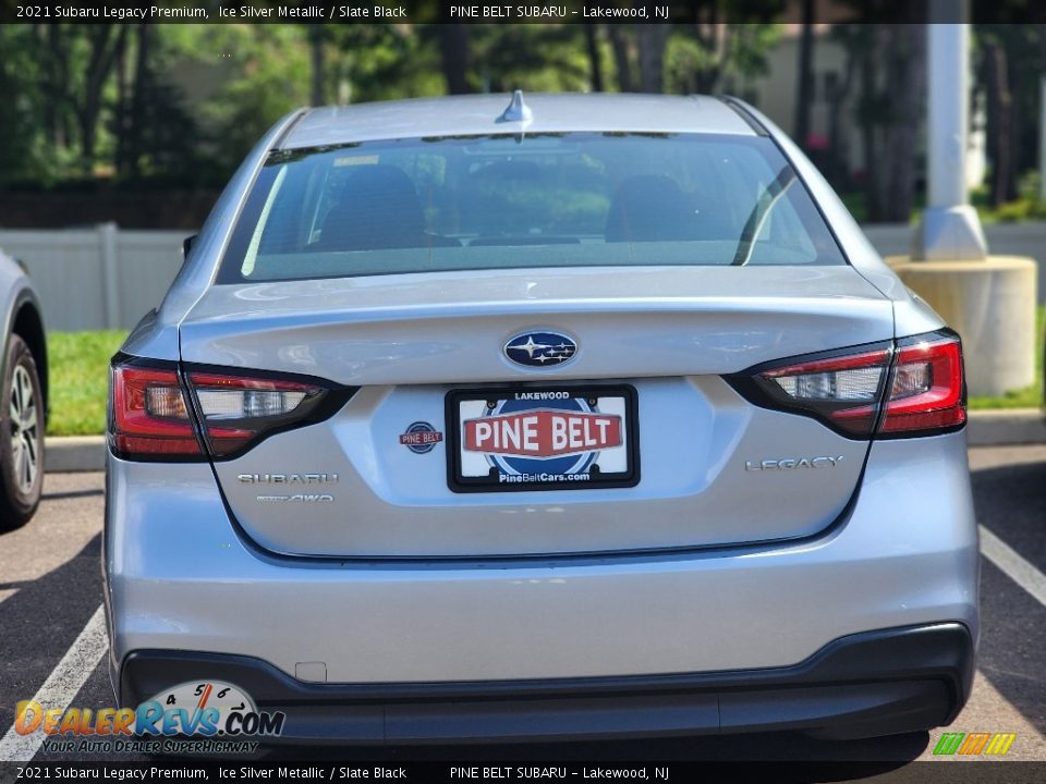 2021 Subaru Legacy Premium Ice Silver Metallic / Slate Black Photo #4