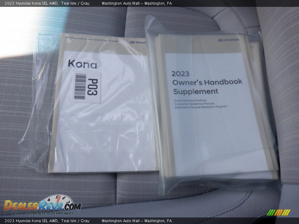 2023 Hyundai Kona SEL AWD Teal Isle / Gray Photo #32