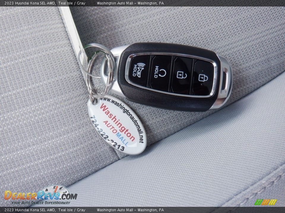 2023 Hyundai Kona SEL AWD Teal Isle / Gray Photo #33