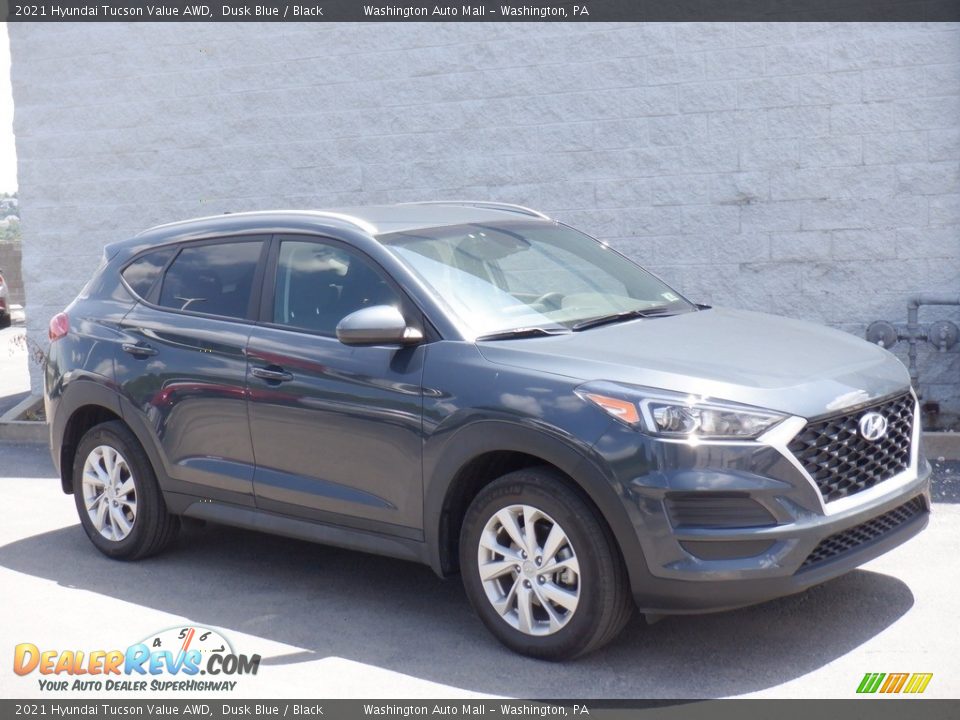 2021 Hyundai Tucson Value AWD Dusk Blue / Black Photo #1