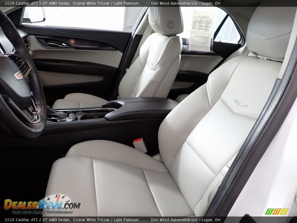 Front Seat of 2016 Cadillac ATS 2.0T AWD Sedan Photo #16