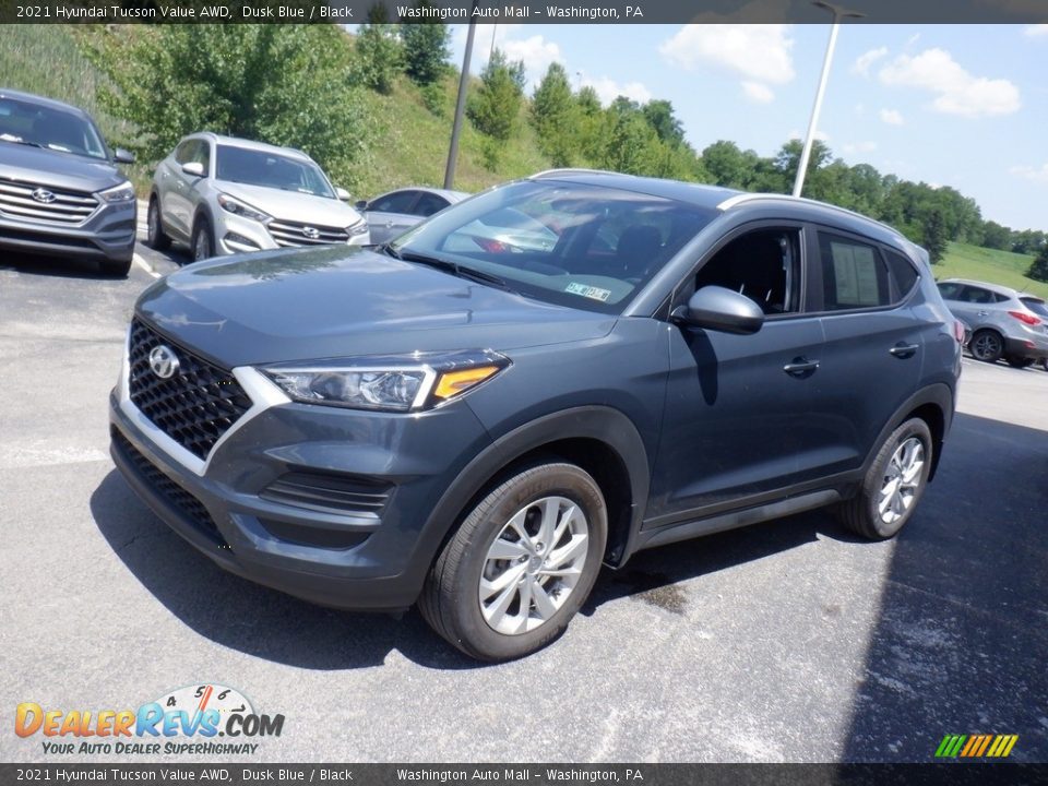 2021 Hyundai Tucson Value AWD Dusk Blue / Black Photo #5