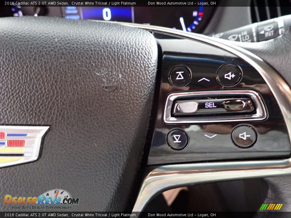 2016 Cadillac ATS 2.0T AWD Sedan Steering Wheel Photo #18