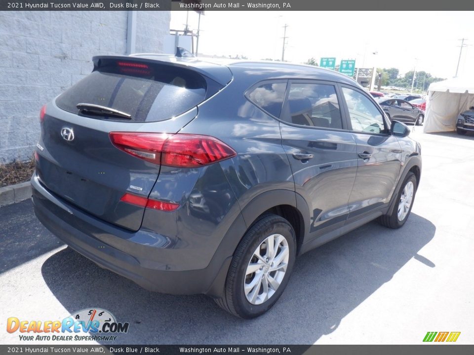 2021 Hyundai Tucson Value AWD Dusk Blue / Black Photo #7