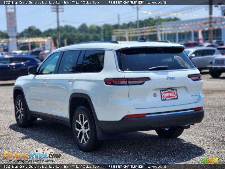 2023 Jeep Grand Cherokee L Limited 4x4 Bright White / Global Black Photo #4