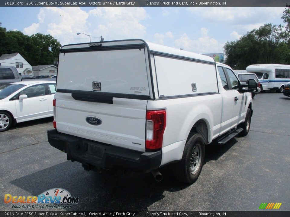 2019 Ford F250 Super Duty XL SuperCab 4x4 Oxford White / Earth Gray Photo #4