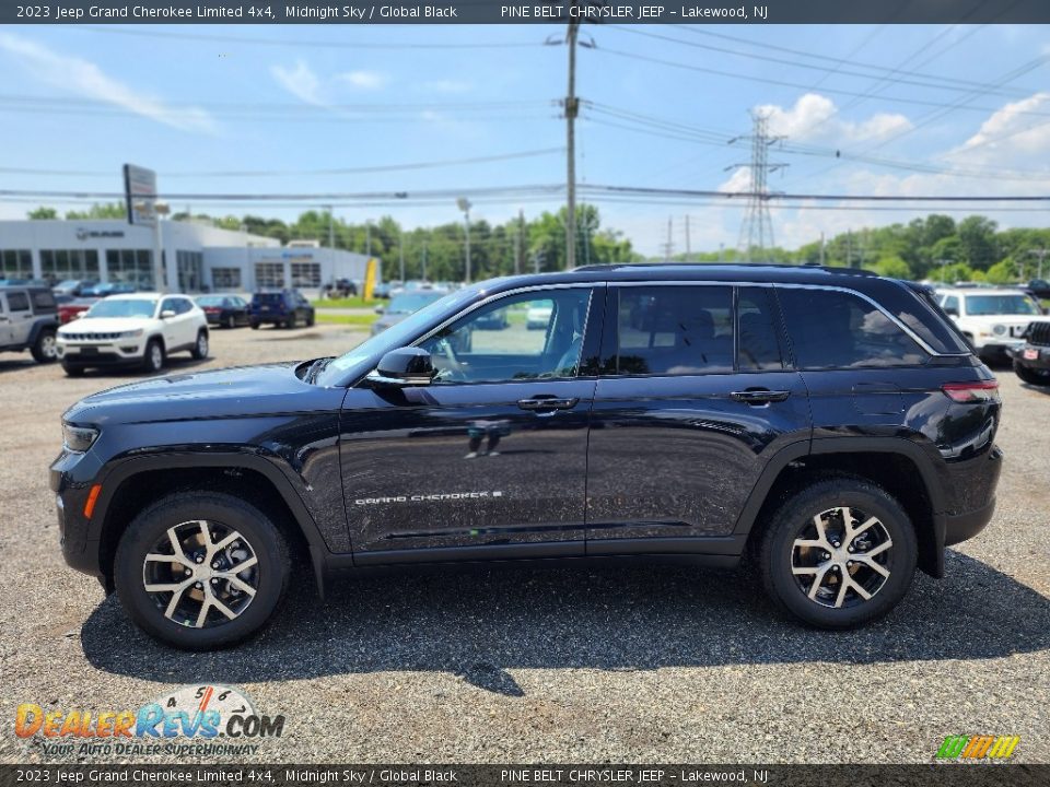 2023 Jeep Grand Cherokee Limited 4x4 Midnight Sky / Global Black Photo #3