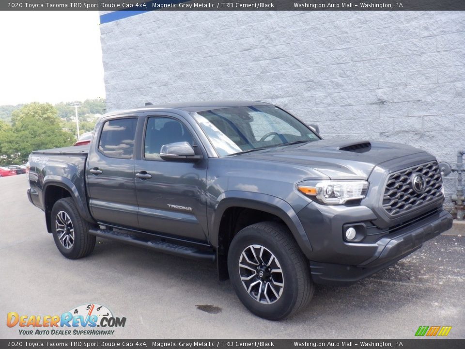 2020 Toyota Tacoma TRD Sport Double Cab 4x4 Magnetic Gray Metallic / TRD Cement/Black Photo #1