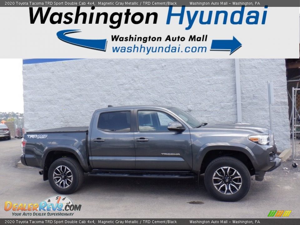 2020 Toyota Tacoma TRD Sport Double Cab 4x4 Magnetic Gray Metallic / TRD Cement/Black Photo #2