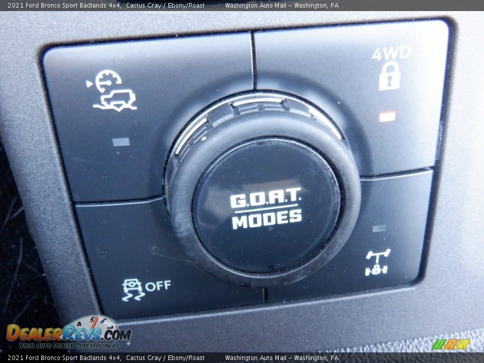 Controls of 2021 Ford Bronco Sport Badlands 4x4 Photo #5