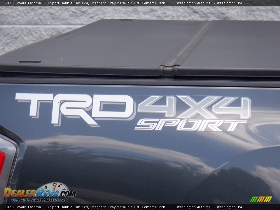 2020 Toyota Tacoma TRD Sport Double Cab 4x4 Magnetic Gray Metallic / TRD Cement/Black Photo #4