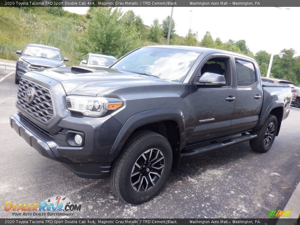 2020 Toyota Tacoma TRD Sport Double Cab 4x4 Magnetic Gray Metallic / TRD Cement/Black Photo #7
