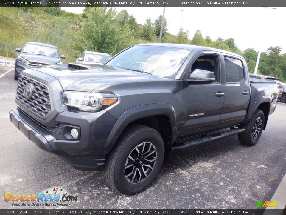 2020 Toyota Tacoma TRD Sport Double Cab 4x4 Magnetic Gray Metallic / TRD Cement/Black Photo #7