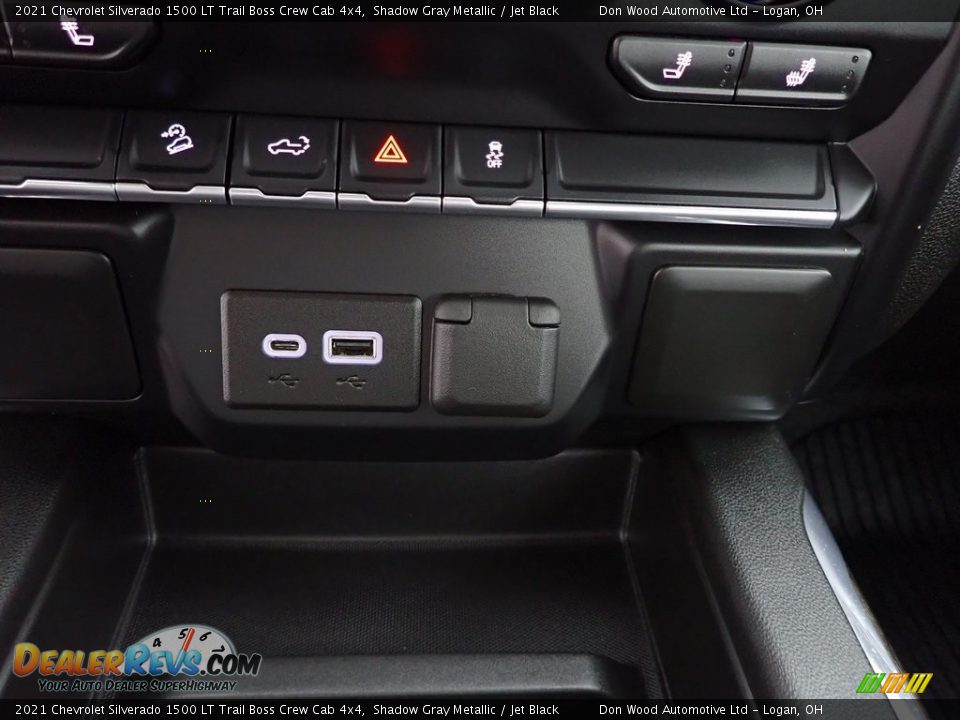 2021 Chevrolet Silverado 1500 LT Trail Boss Crew Cab 4x4 Shadow Gray Metallic / Jet Black Photo #21