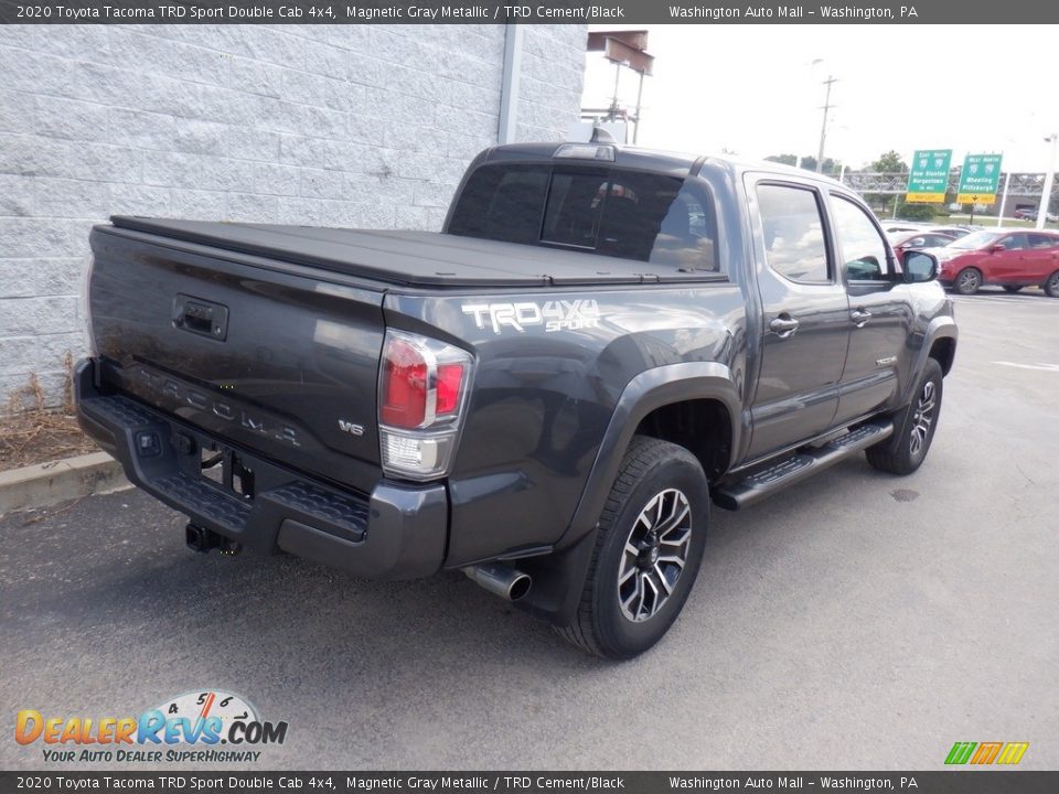 2020 Toyota Tacoma TRD Sport Double Cab 4x4 Magnetic Gray Metallic / TRD Cement/Black Photo #13