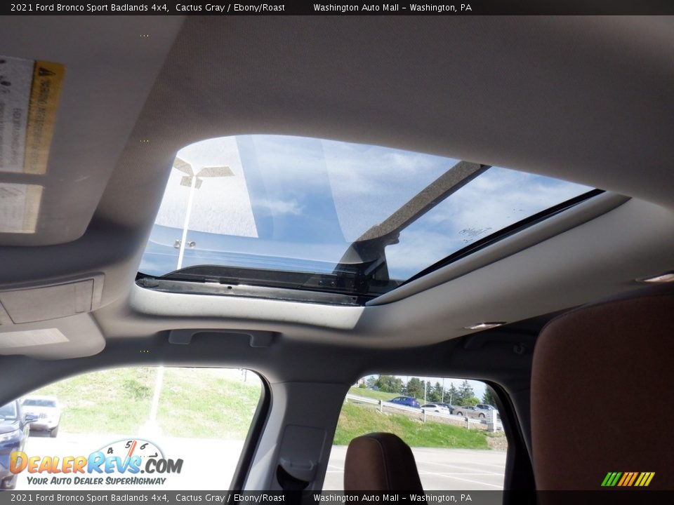 Sunroof of 2021 Ford Bronco Sport Badlands 4x4 Photo #20