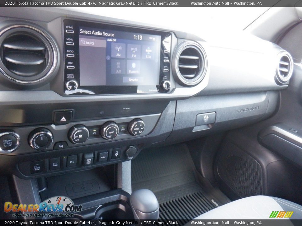 2020 Toyota Tacoma TRD Sport Double Cab 4x4 Magnetic Gray Metallic / TRD Cement/Black Photo #26