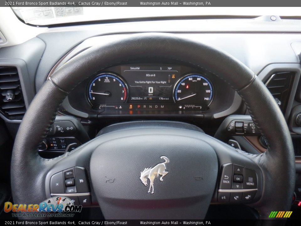2021 Ford Bronco Sport Badlands 4x4 Steering Wheel Photo #31