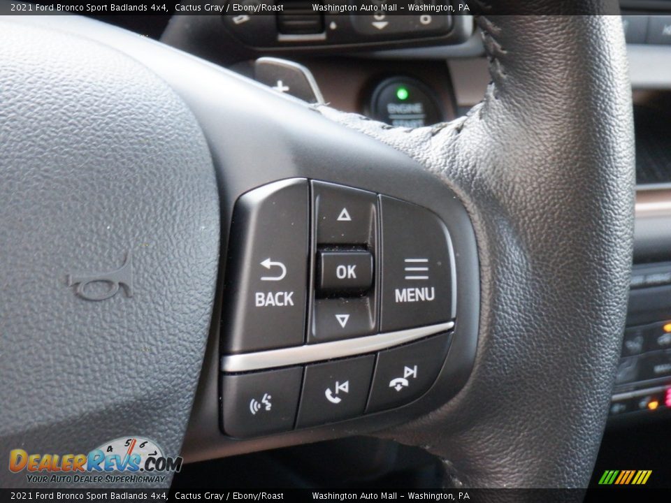 2021 Ford Bronco Sport Badlands 4x4 Steering Wheel Photo #34