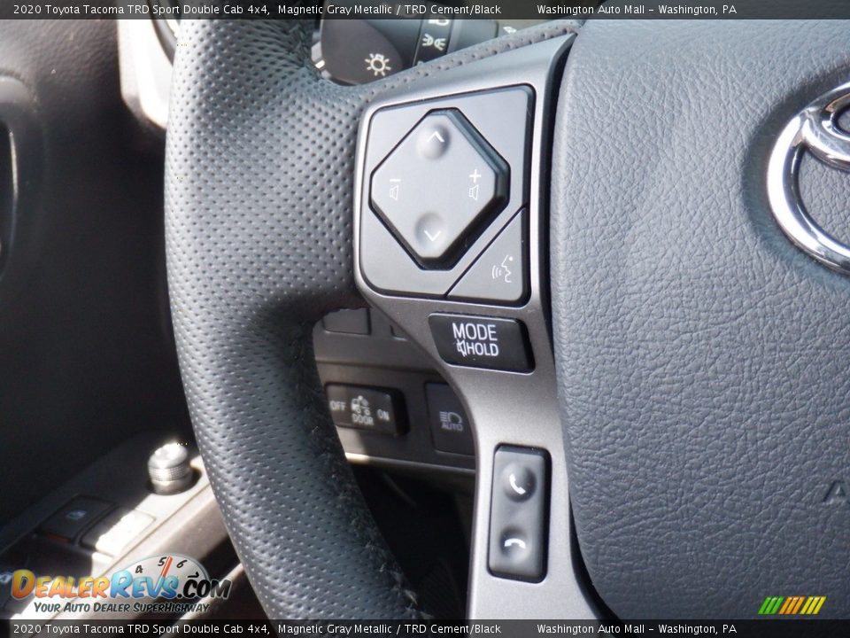 2020 Toyota Tacoma TRD Sport Double Cab 4x4 Magnetic Gray Metallic / TRD Cement/Black Photo #34