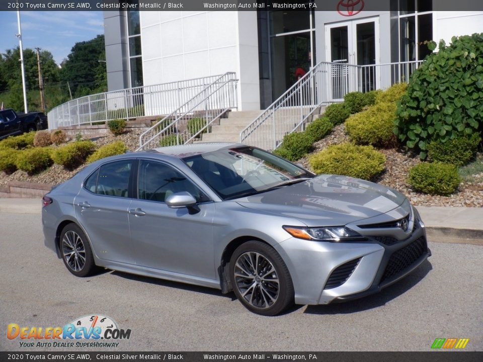 2020 Toyota Camry SE AWD Celestial Silver Metallic / Black Photo #1