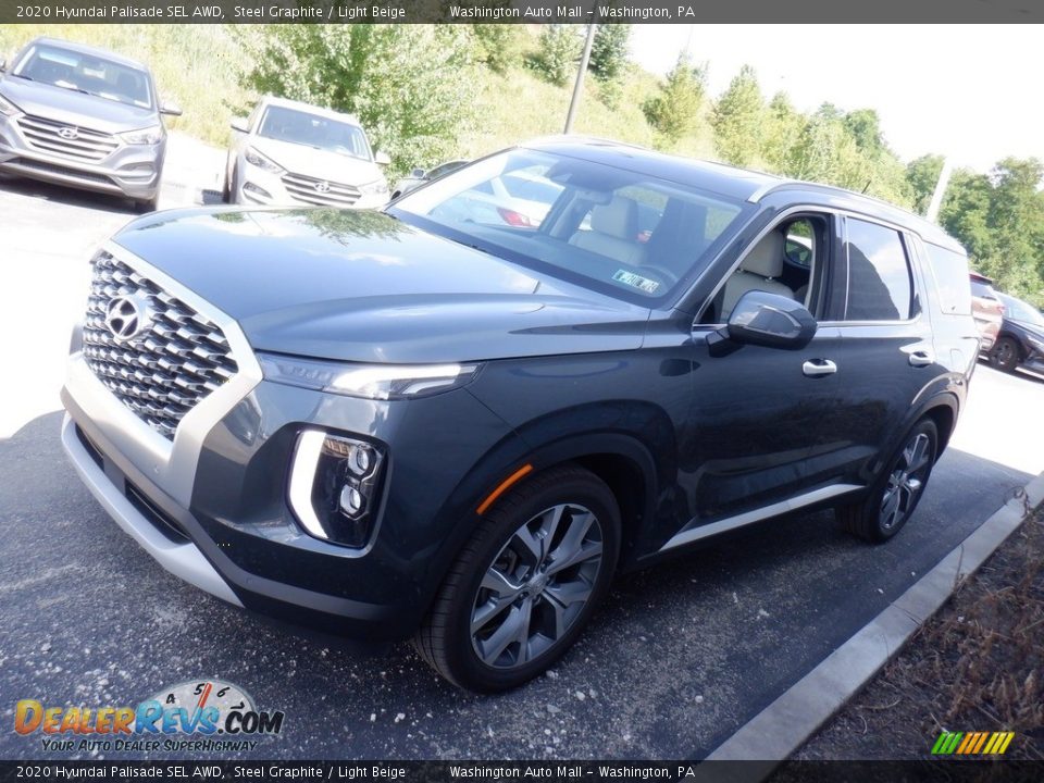 2020 Hyundai Palisade SEL AWD Steel Graphite / Light Beige Photo #4