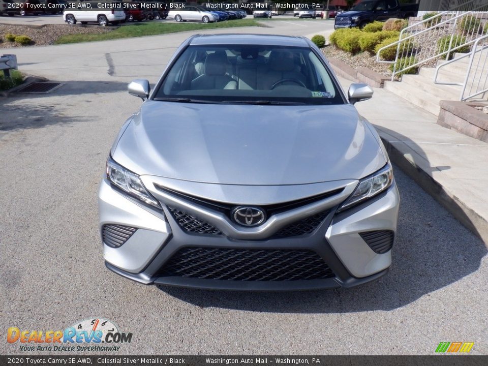 2020 Toyota Camry SE AWD Celestial Silver Metallic / Black Photo #12