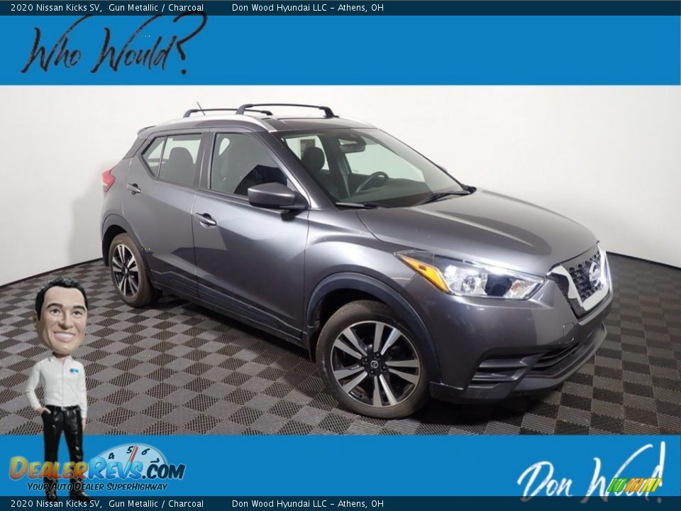 2020 Nissan Kicks SV Gun Metallic / Charcoal Photo #1