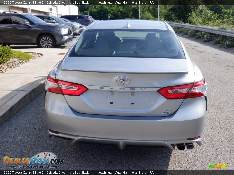 2020 Toyota Camry SE AWD Celestial Silver Metallic / Black Photo #17