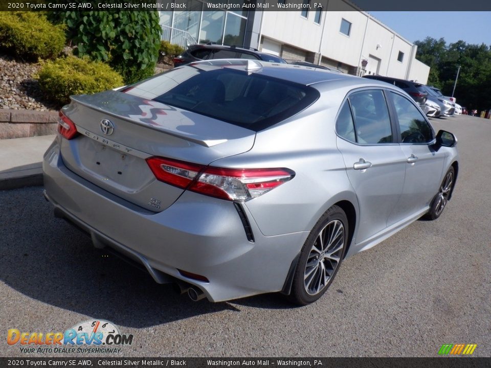 2020 Toyota Camry SE AWD Celestial Silver Metallic / Black Photo #18