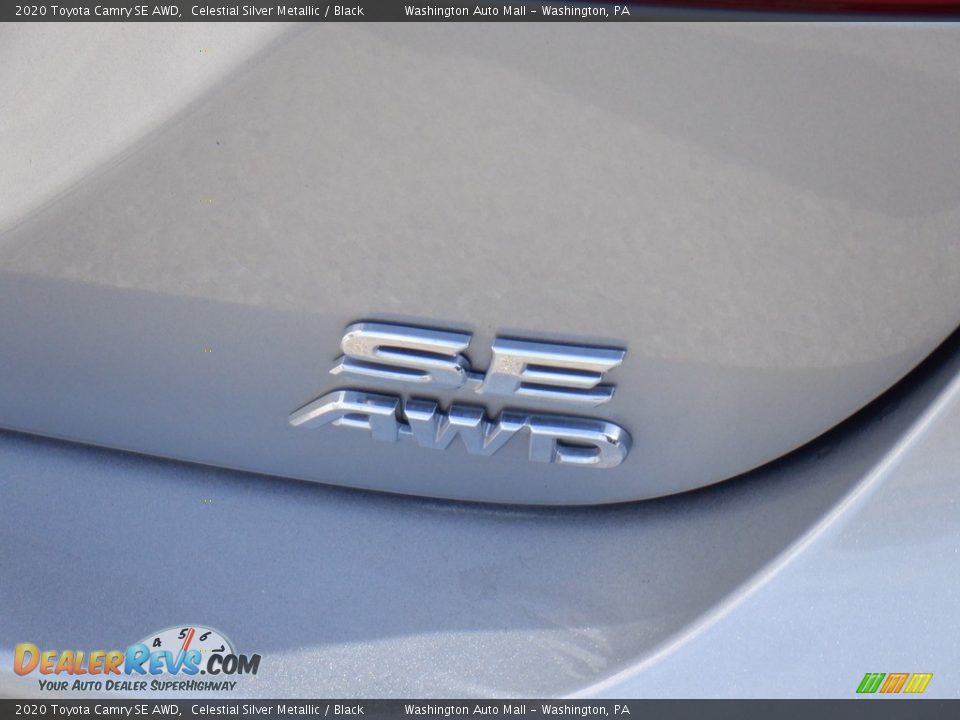 2020 Toyota Camry SE AWD Celestial Silver Metallic / Black Photo #19