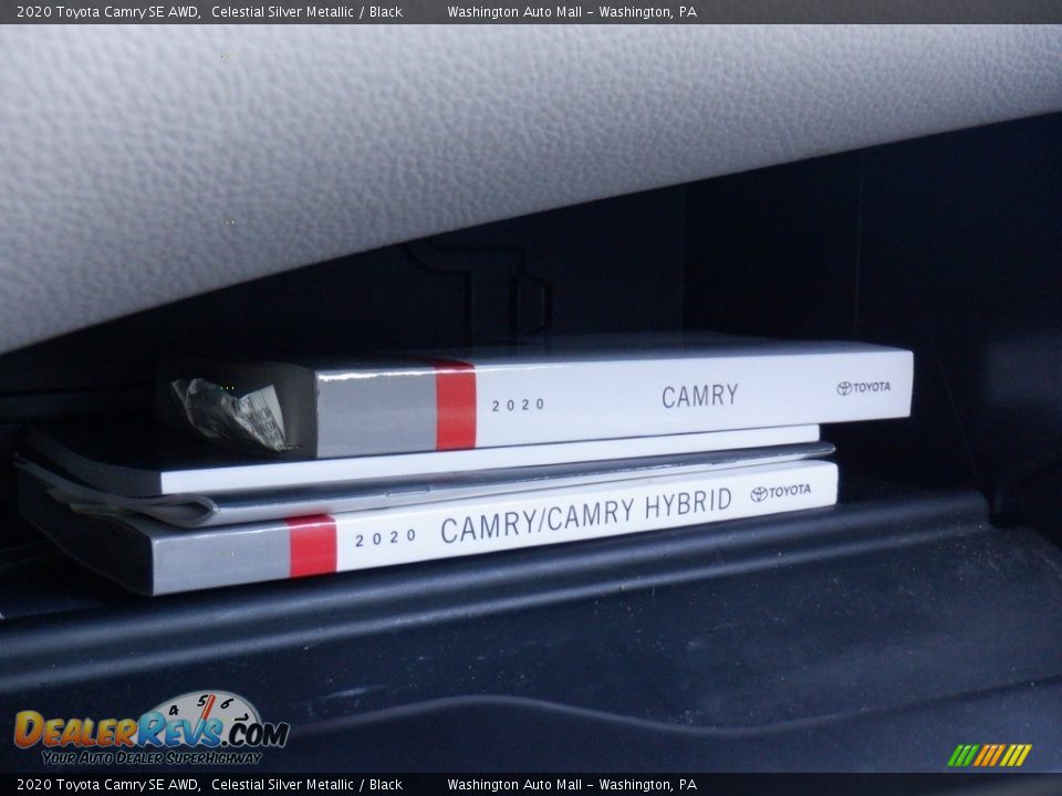 2020 Toyota Camry SE AWD Celestial Silver Metallic / Black Photo #31