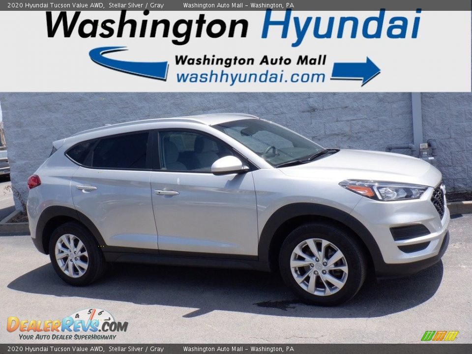 2020 Hyundai Tucson Value AWD Stellar Silver / Gray Photo #2