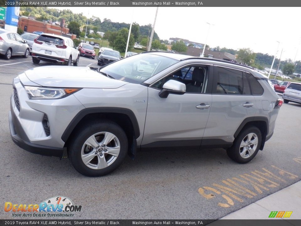 Silver Sky Metallic 2019 Toyota RAV4 XLE AWD Hybrid Photo #6