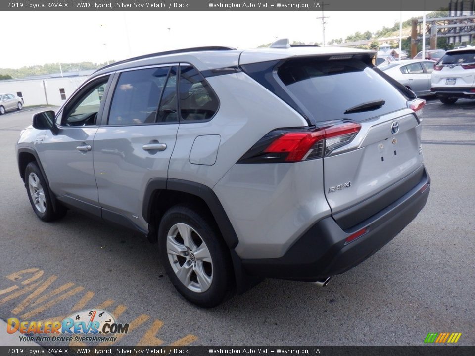 2019 Toyota RAV4 XLE AWD Hybrid Silver Sky Metallic / Black Photo #7