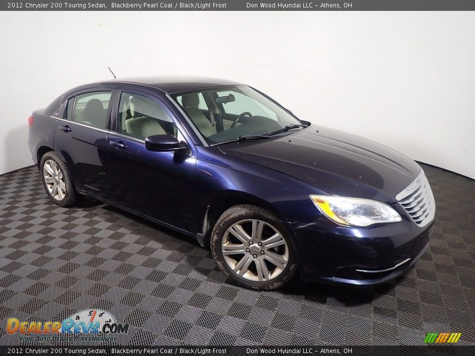 2012 Chrysler 200 Touring Sedan Blackberry Pearl Coat / Black/Light Frost Photo #4