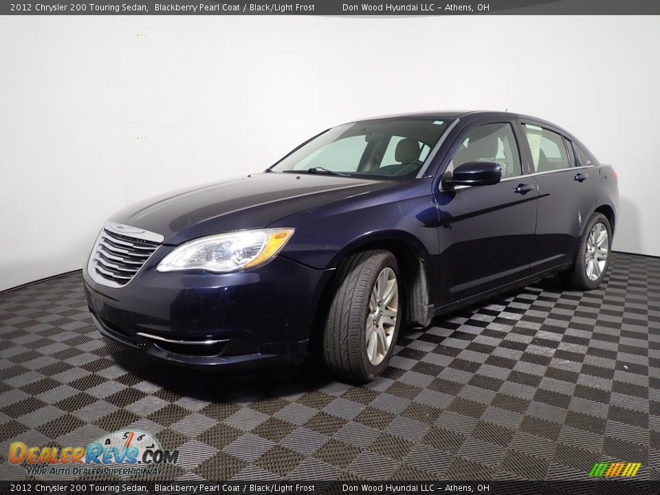 2012 Chrysler 200 Touring Sedan Blackberry Pearl Coat / Black/Light Frost Photo #8