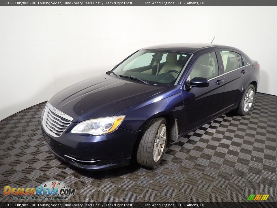 2012 Chrysler 200 Touring Sedan Blackberry Pearl Coat / Black/Light Frost Photo #9