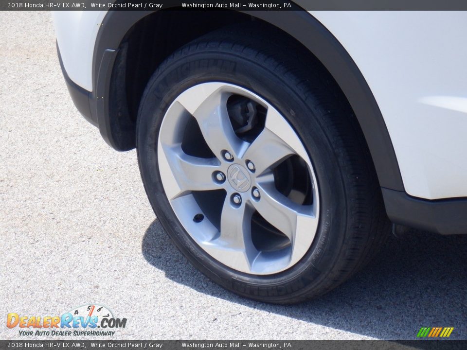 2018 Honda HR-V LX AWD White Orchid Pearl / Gray Photo #3
